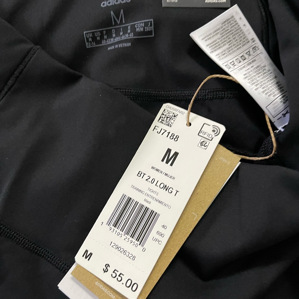 ADIDAS THIGHT FIT HIGH RISE FULL LENGTH STYLE NWT MEDIUM - Picture 3 of 8